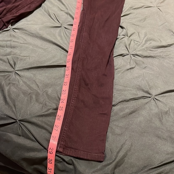Rag & Bone Purple Plum Skinny Stretch Jean Pants Size 24 - Picture 12 of 13